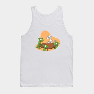 Chameleon Poker Face Tank Top